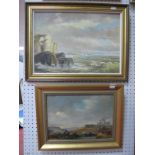Louis Jennings, 'A Sea Breeze for Yorkshire', oil on board, signed lower left, and another by the