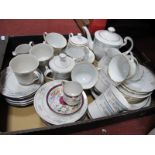 Noritake 'Highclere' Tea Service; together with a Japanese tea service etc:- One Box