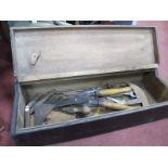 Axes, Shears, Tools in Box