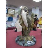 Burslem Pottery "Horace" The Grotesque Bird, signed and designed by Andrew Hull, (Inspired by The