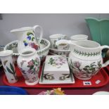 Portmerion Botanic Garden Table Ware, of eleven pieces:- One 'Tray