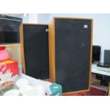 A Pair of Wharfedale Speakers, 25 x 48cm.