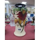 A Moorcroft Pottery Vase, painted in the 'Anna Lily' design by Nicola Slaney, shape 95/10, 26cm