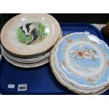 Collectors Plates, including three Royal Doulton 'Snowmen Gift Collection' plates, Royal