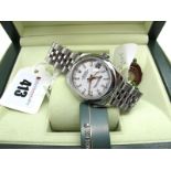 Rolex; A Date Just Stainless Steel Automatic Mid Size Wristwatch, (Ref:178240) Serial No: (inside