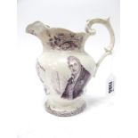 A Commemorative Pottery Jug to Celebrate the Coronation of King William IV and Queen Adelaide, Sept.