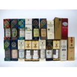 Nineteen Boxed Whisky Miniatures - including Gordon & Macphail, Connoisseures Choice Dallas Dhu