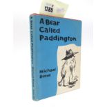 Bond: [Michael] A Bear Called Paddington, illustrated first edition book, published by Collins 1958,