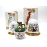 Whisky - Rutherford's Commemorative Flagon, 18.75cl; Bell's Commemorative "Bell" Decanters,