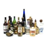 A Mixed Assortment of Spirits & Liqueurs - Including, Dow's and Taylor's Port, Martini, Metaxa,