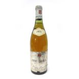 Wine - 1973 Petit Chablis Pierre Ponnelle.