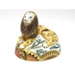 A Royal Crown Derby Paperweight 'The Nemean Lion', an exclusive edition of 750 for Connaught