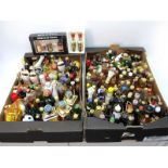 Miniatures - Two Boxes of Assorted Spirit, Liqueur and Novelty Miniatures, including whiskies.