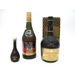 Cognac - Courvoisier V.S.O.P. Fine Champagne Liqueur Cognac, 680ml, 40% Vol., boxed; Rare Old French