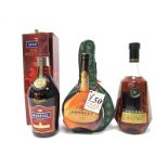 Cognac - Martell V.S.O.P. Medaillon Old Fine Cognac, 70cl, 40% Vol., boxed; Janneau Grand Armagnac