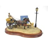 A Border Finer Arts Figure Group 'Delivered Warm', a horse drawn baker's van, model no. B0040 by Ray