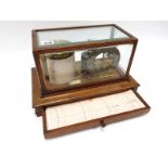 An Early XX Century Reynolds and Branson Ltd., Leeds Barograph, with brass frame and drum nickel