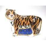 A Royal Crown Derby Paperweight 'Siberian Tiger', from The Designers Choice Collection, No. 616 of a