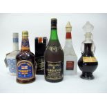 Spirits - British Navy Pusser's Rum, De Kuyper Orange Liqueur, Bardinet Napoleon Brandy, Swiss