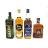 Whisky - Long John Finest Scotch Whisky, 75cl, 40% Vol., Passport Scotch Whisky, 70d proof,