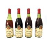 Wine - Beaujolais Villages 1970, bottles numbered 035120, 034806, 030989, 034819, 4 bottles.