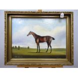 S.B. FECIT SWAFFAM Portrait of a Racehorse 'Swiftfire Champion 1827', oil on canvas, signed and