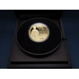 Guernsey 2020 75th Anniversary VE Day Gold Proof 5oz Coin, Ten Pounds, 0.916 gold, diameter 65mm,