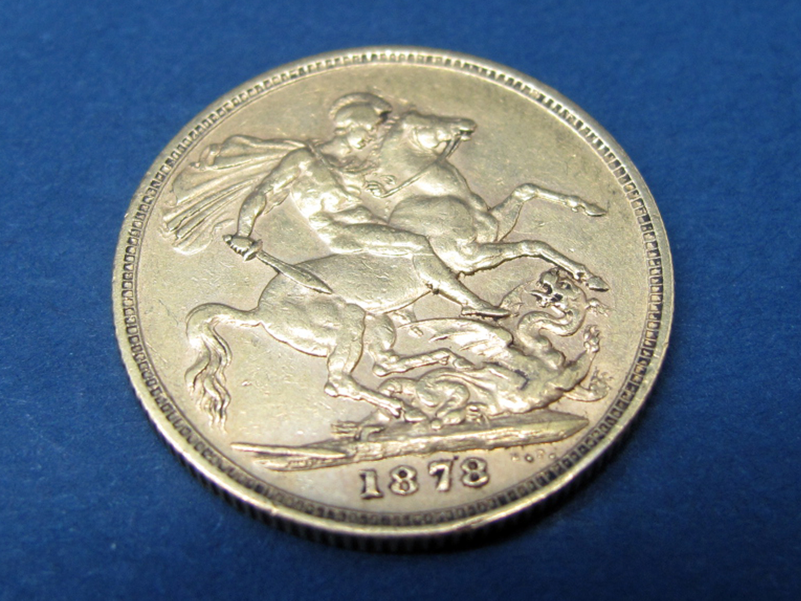 Queen Victoria Young Head Gold Sovereign, 1878 'M', accompanied by Westminster C.O.A., (8.0g). - Image 2 of 3