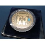 United Kingdom Gold Proof Five Pounds Countdown 2012 XXX Olympiad, presented within a capsule, no