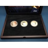 Celebrating One Hundred Years of The Royal Air Force Gold Proof Three Coin Set, comprising of Isle