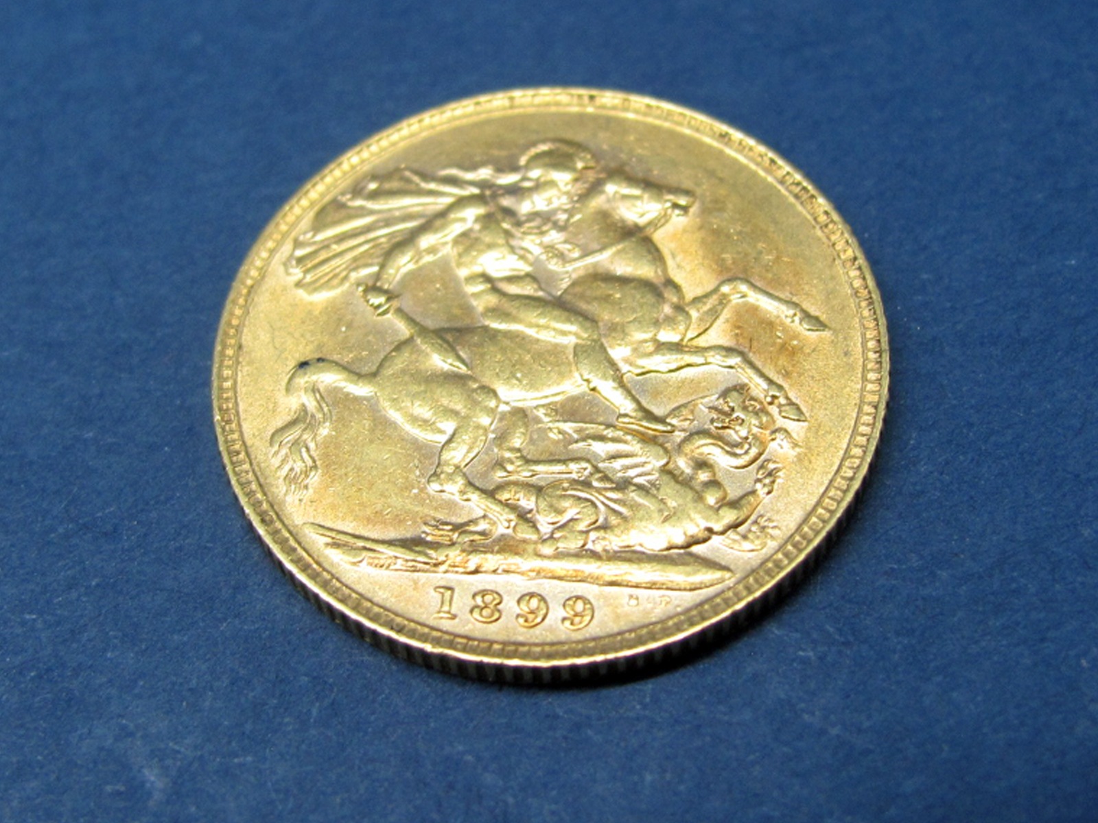 Queen Victoria Old Head Gold Sovereign, 1899, accompanied by Westminster C.O.A., (8.0g). - Image 2 of 3