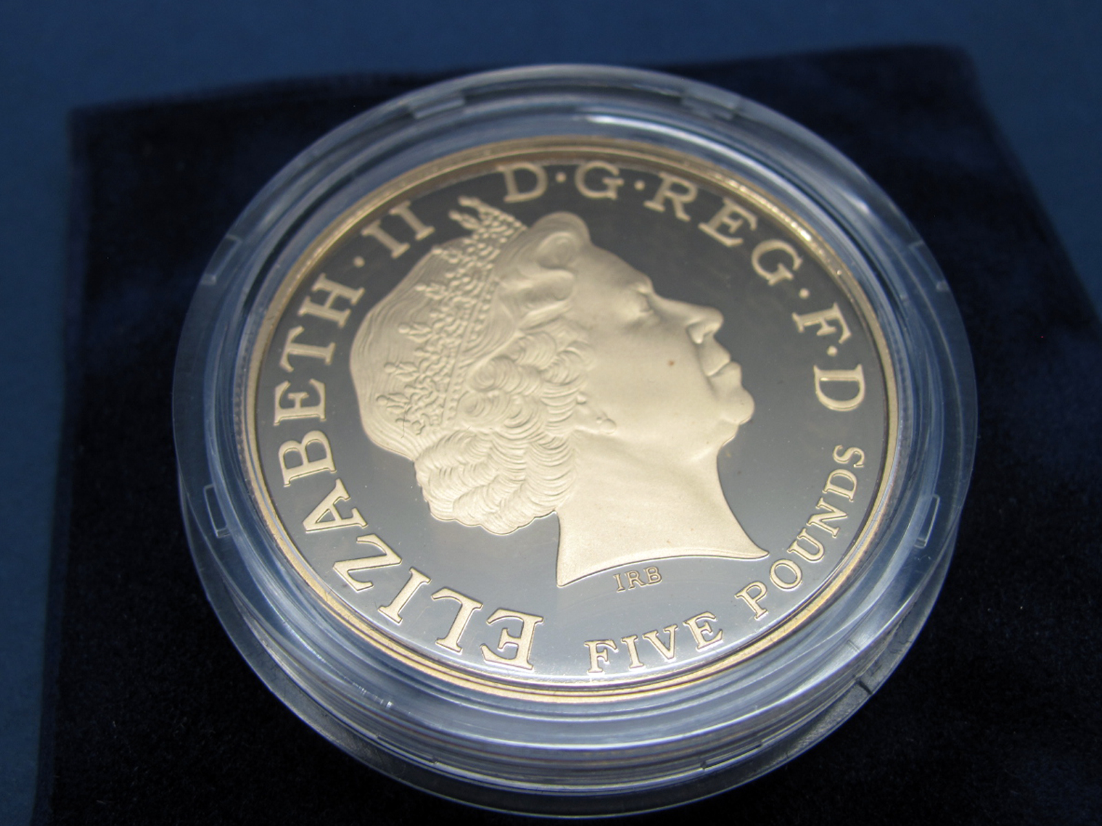 United Kingdom Gold Proof Five Pounds Countdown 2011 XXX Olympiad, presented within a capsule, no - Image 2 of 2