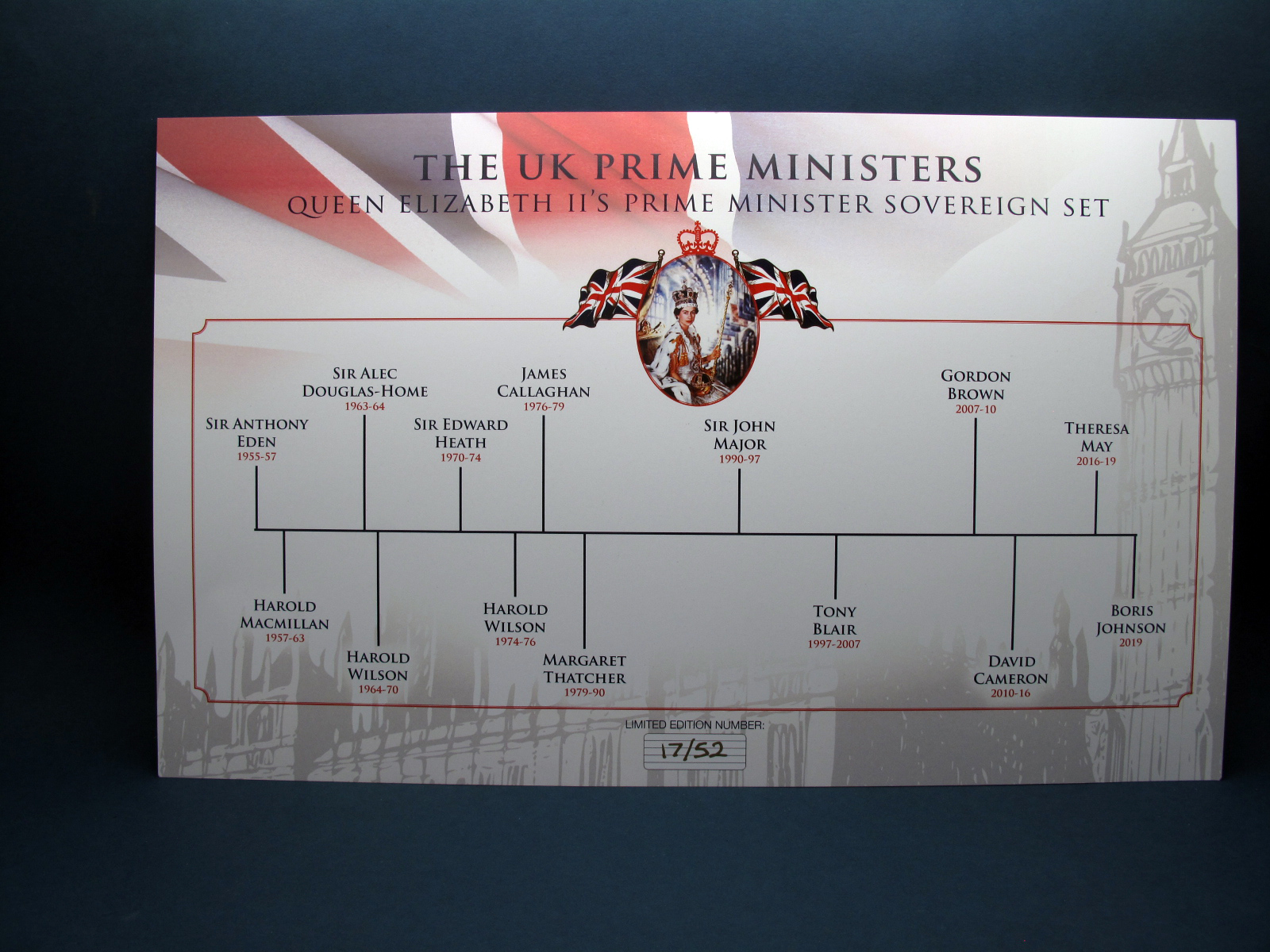 A Westminster Issue The UK Prime Ministers - Queen Elizabeth II, Prime Ministers Sovereign Set Sir - Image 2 of 3