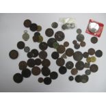 An Interesting Collection of Coins and Medallions, to include Roman coins, pressed George III