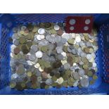 A Quantity of Predominantly Base Metal Overseas Coins, mainly countries represented, redeemable
