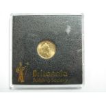 The Royal Mint 1/10th Ounce Gold Britannia Coin 1987, 10 Pounds.