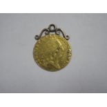 George III Guinea 1794, applied pendant mount (8.9g)