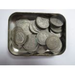In Excess of Four Pounds Fifty Pence (Total Face Value) of Pre-1947 Silver Shillings/Two