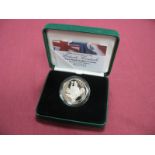 The Royal Mint 100th Anniversary of The Entente Cordiale Silver Proof Piedfort Crown, Five Pounds