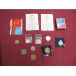 A Collection of Mainly Crown Sized Coins, to include Royal Australian Mint 'Flying Doctors' Five