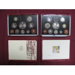 Two Royal Mint United Kingdom Deluxe Proof Coin Sets, 1997, 1998, accompanied by literature, cased.