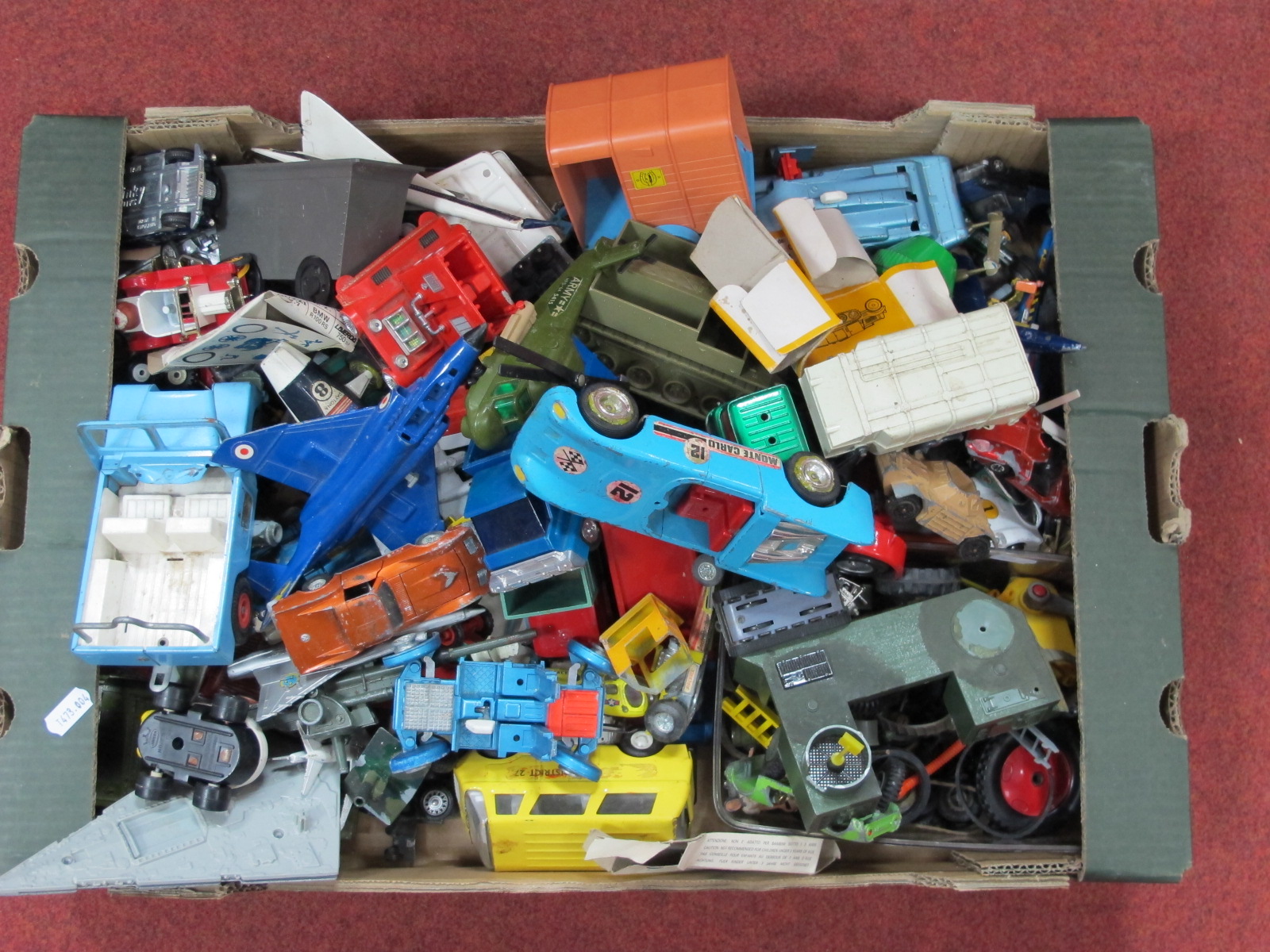 A Quantity of 1960's and Later Toy Vehicles by Dinky, Corgi, Tri-ang and Others, all playworn.