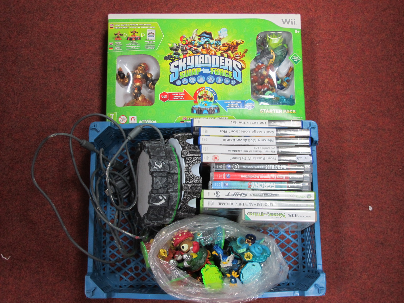 A Quantity of PS2 and PS3 Games, Wii Skylanders, among others.