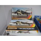 Two Matchbox 1:72nd Scale Handley Page Victor K-2 Plastic Model Military Aircraft Kits, kits