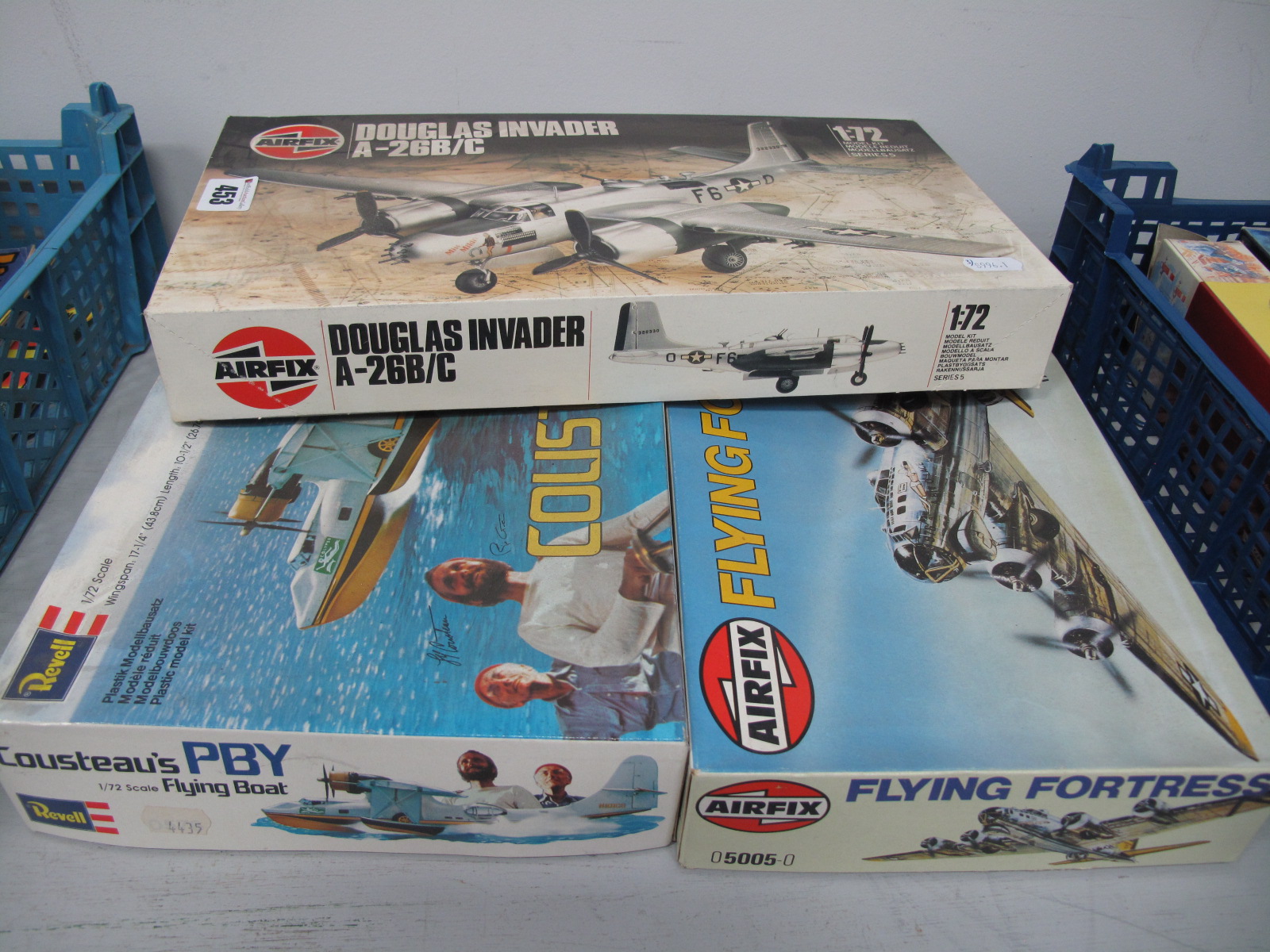 Three 1:72nd Scale Plastic Model Aircraft Kits, to include Airfix Flying Fortress, Airfix Douglas