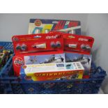 Five Airfix Plastic Kits, including 1:48th Red Arrows Hawk, 1:72 Westland Army Lynx, all boxed,