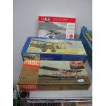 Three Plastic Model Military Aircraft Kits, comprising of 1:72nd scale Macchi Castoldi ML 72 by