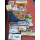 A Quantity of Plastic Model Military Aircraft Kits, by assorted makers, all kits have either been