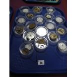 A Collection of Assorted Pocketwatch Dials/Movements, (spares/repairs):- One Tray