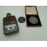 A Queen Victoria Diamond Anniversary Medallion, (1837-1897), in original fitted case; a Liverpool